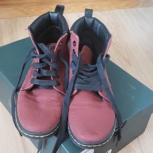 Maroon Doc Martens